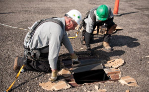 Commercial roof repair - alterations