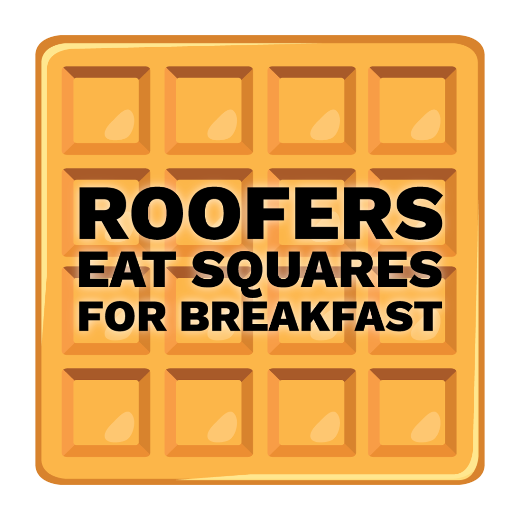 Flynn's waffle raffle: roofers eat squares for breakfast